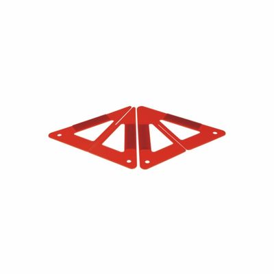 Gpps Hips/Pmma Abs дорожное знаковое устройство для безопасности нарушение Красный треугольник предупреждения дорожного движения в чрезвычайных ситуациях